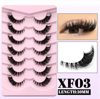 GROINNEYA Winged Cat Eye Faux Mink Lashes - Smarsty