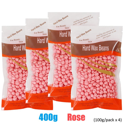 500g/200g/50g Hard Wax Beans for Hair Removal Body European Brazilian Pearl for Wax Warmer Waxing Beans for Wax Heater Machine - Smarsty