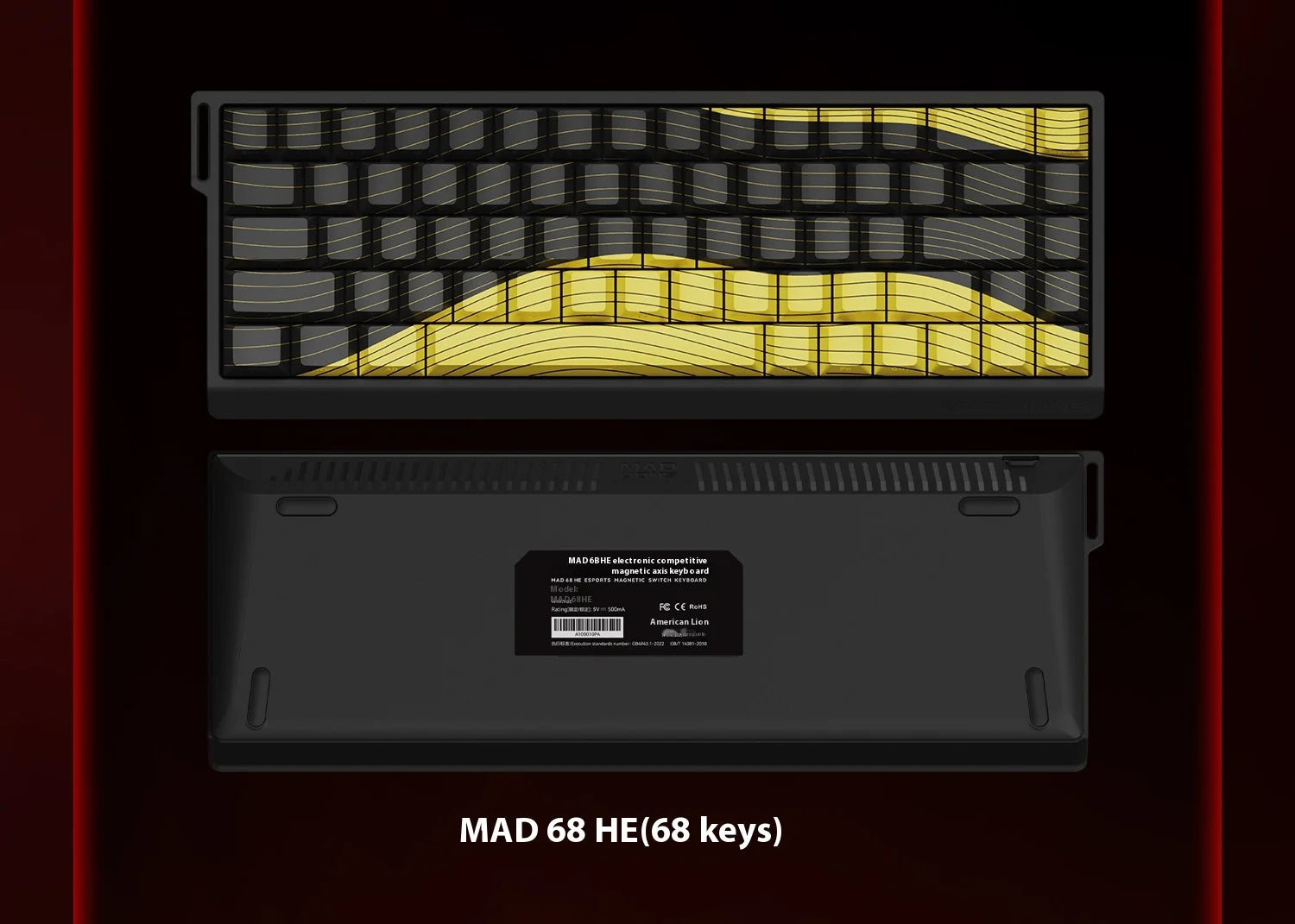 Mechanical Gaming Keyboard with Hot Swap Magnetic Switches