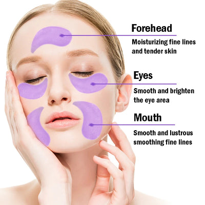 Grape Collagen Eye Mask for Dark Circles and Puffiness - Smarsty