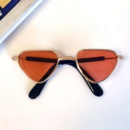 Vintage Round Dog Sunglasses for Stylish Pet Photos - Smarsty