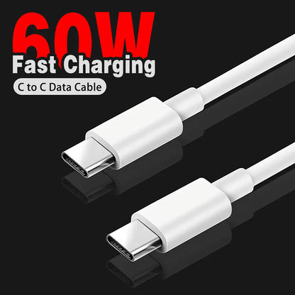 Fast Charging USB C to USB C Cable 60W Data Sync - Smarsty