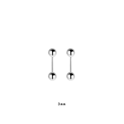 925 Silver Tragus Piercing Helix Studs Butterfly Heart - Smarsty