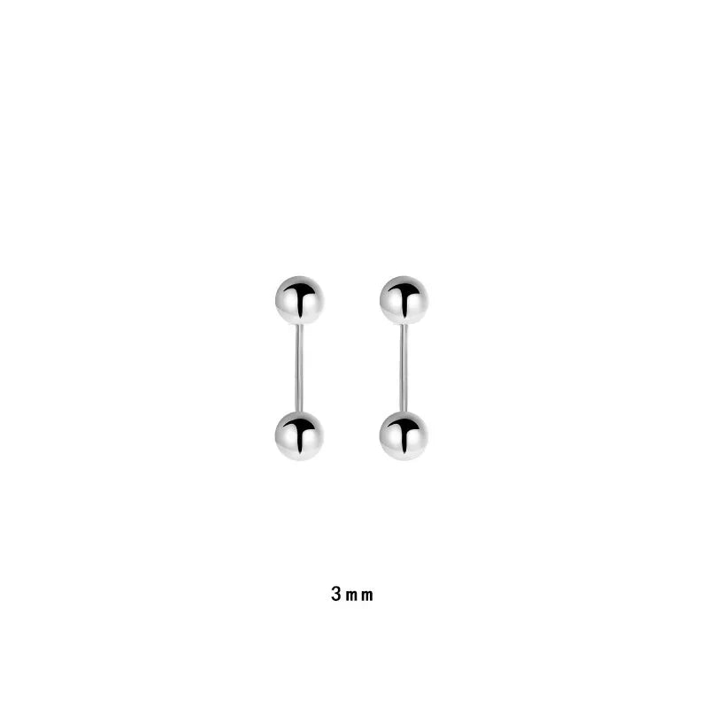 925 Silver Tragus Piercing Helix Studs Butterfly Heart - Smarsty