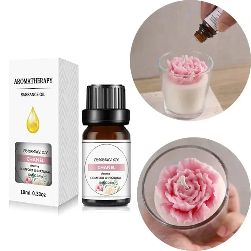 10Ml Essential Oil Fruit Flavor Natural Plant Making Diffuser Essential Oil Mango Pineapple Flavoring Oil for DIY Soap Candles - Smarsty