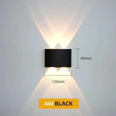 Waterproof Aluminum LED Wall Lamp for Indoor and Outdoor Use - Smarsty