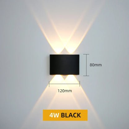 Waterproof Aluminum LED Wall Lamp for Indoor and Outdoor Use - Smarsty