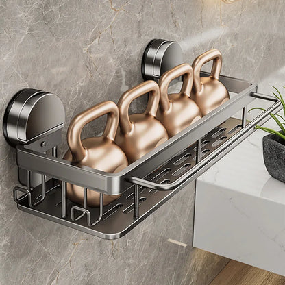 Bathroom Suction Cup Storage Rack for Easy Organization - Smarsty