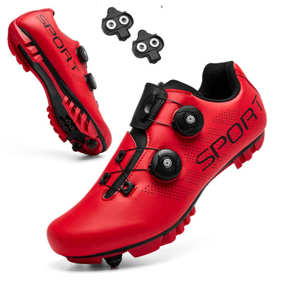 2025 Cycling Sneaker Mtb with Cleats Men Carbon Sports Speed Bike Shoes Women Mountain Racing Flat SPD Road Cycling Footwear by Smarsty