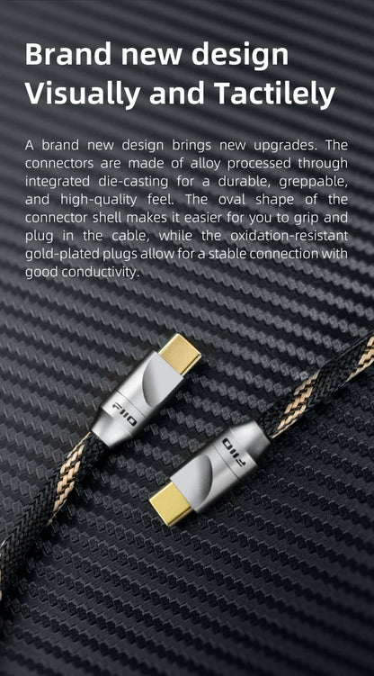 FiiO LT-TC5 Silver-Plated Type C Audio Cable - Smarsty