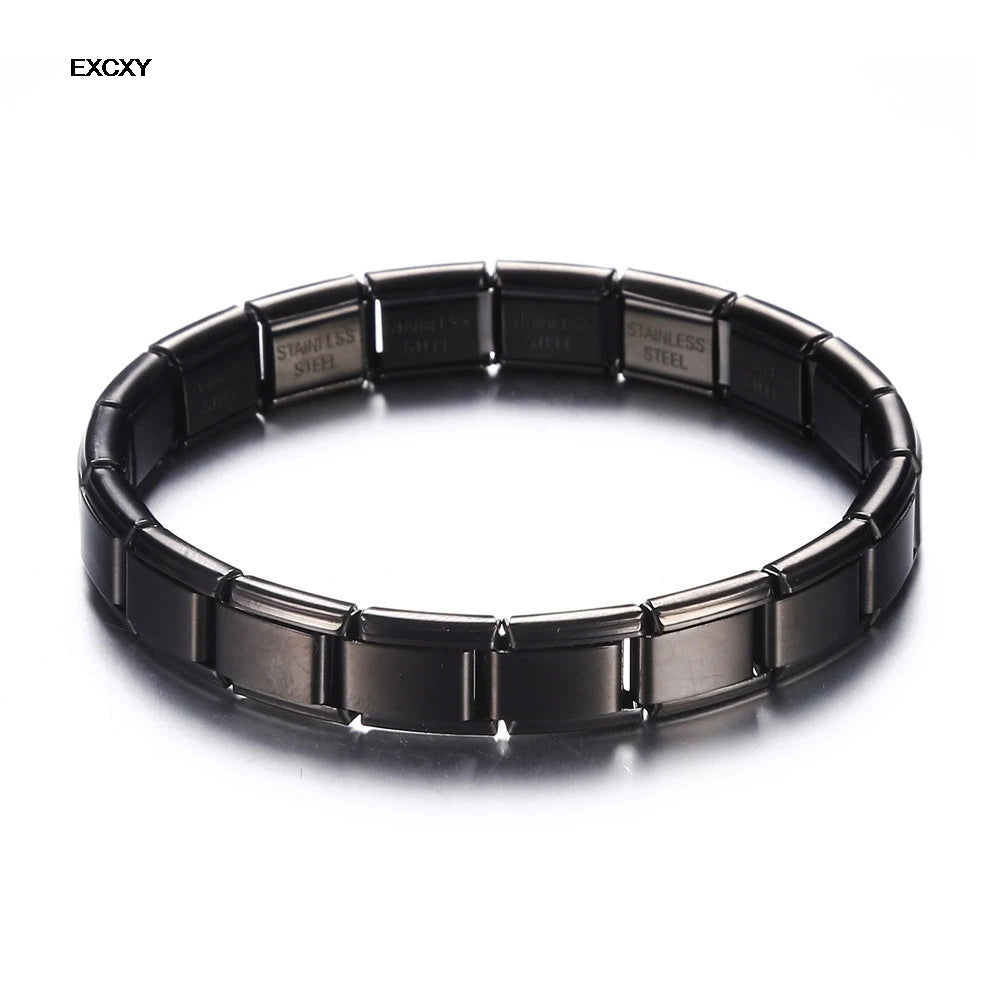 9mm Stainless Steel Bracelet Unisex Daily Wear Charm - Smarsty