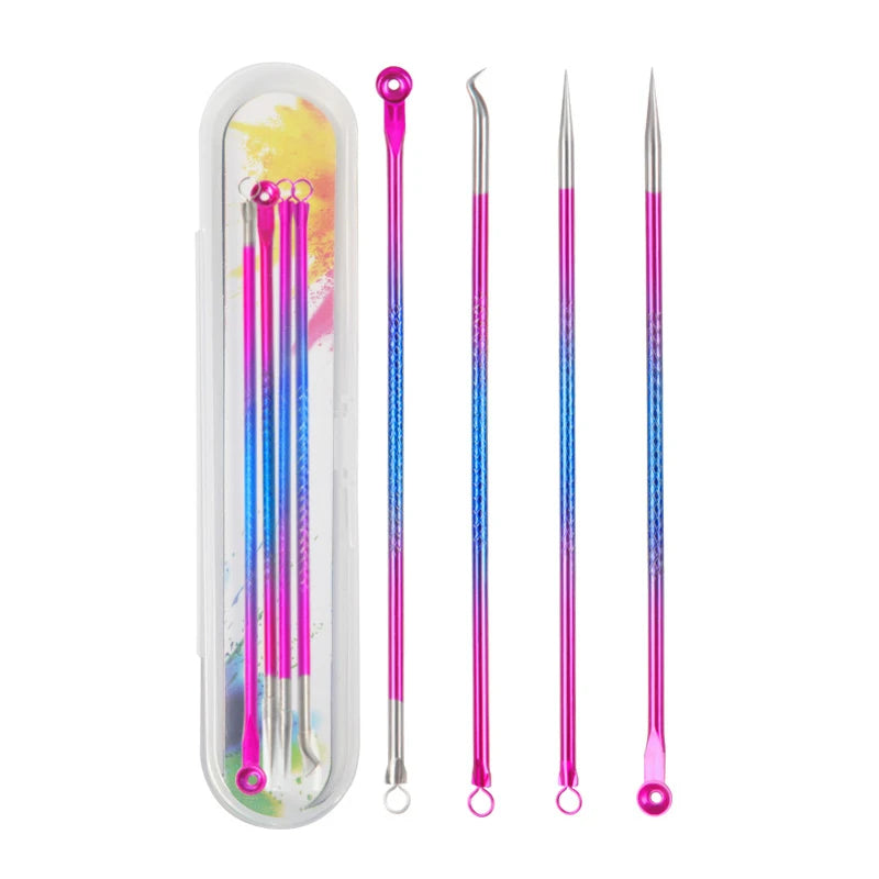 4PCS Acne Blackhead Remover Tool Set for Clear Skin - Smarsty