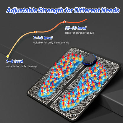 Electric Foot Massager Pad for Muscle Relaxation - Smarsty