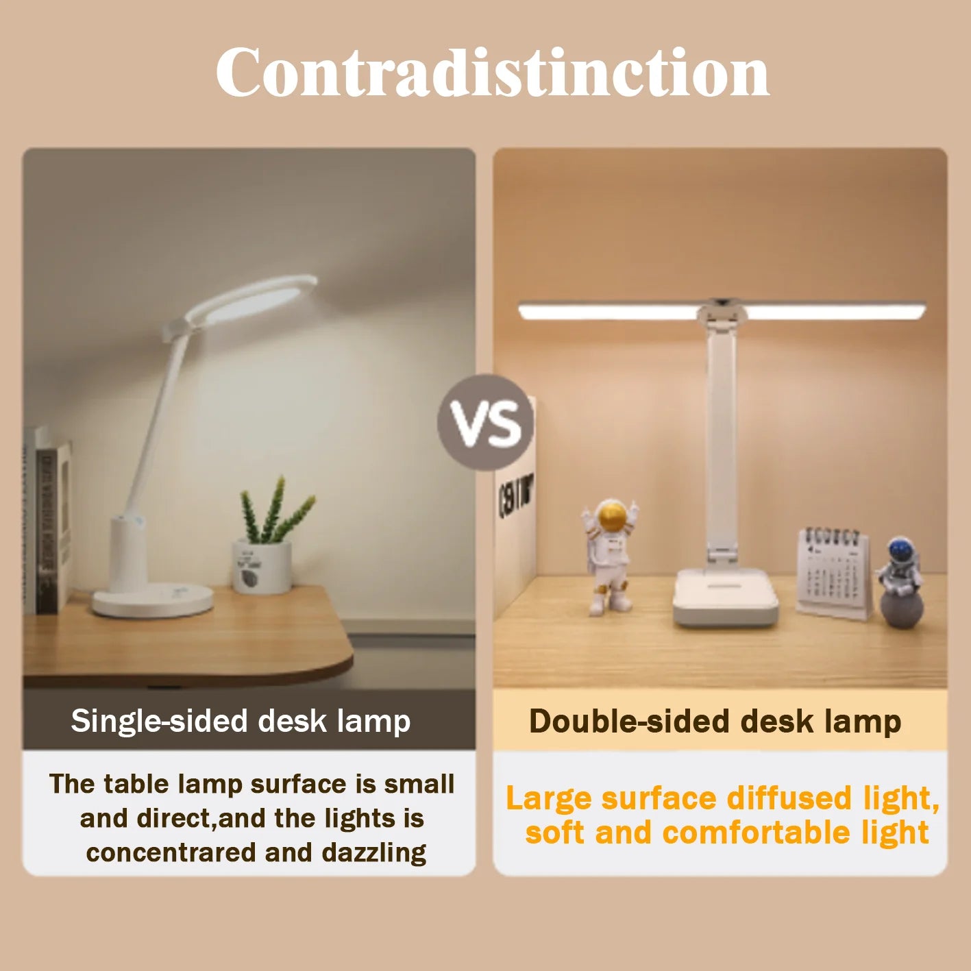 Dimmable LED Desk Lamp with Eye Protection Feature - Smarsty