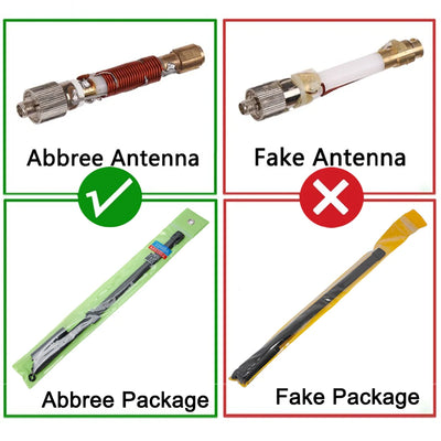 ABBREE CS Tactical Antenna SMA-Female Dual Band VHF UHF 144/430Mhz Foldable For Walkie Talkie Baofeng UV-21 UV-5R QuanSheng K5 - Smarsty