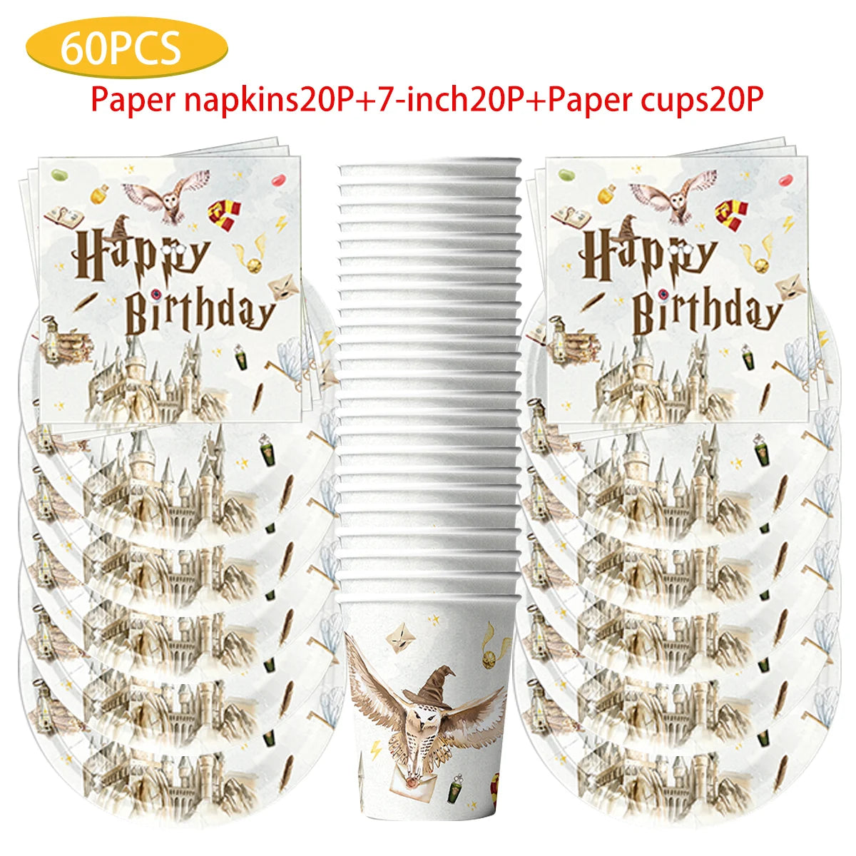 Magic School Birthday Party Decoration Set for Kids - Smarsty
