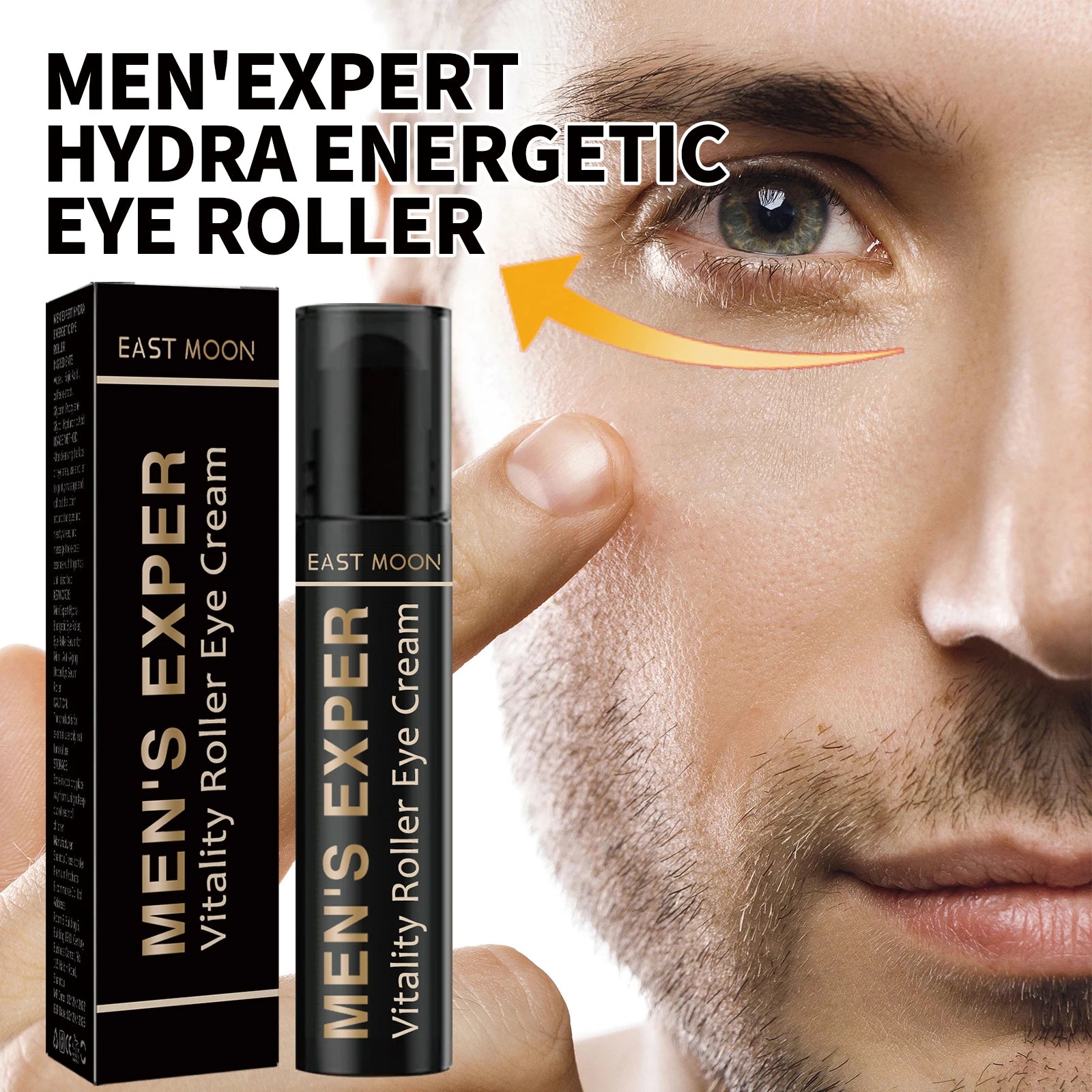 Men's Retinol Eye Cream for Dark Circles and Puffiness - Smarsty