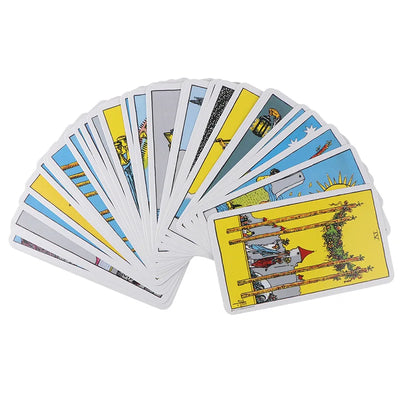Hot Sell Rider Waite Tarot Card Divination Personal Use Tarot Deck Full English Spanish Version Oracles Deck for Girl Board Game by Smarsty