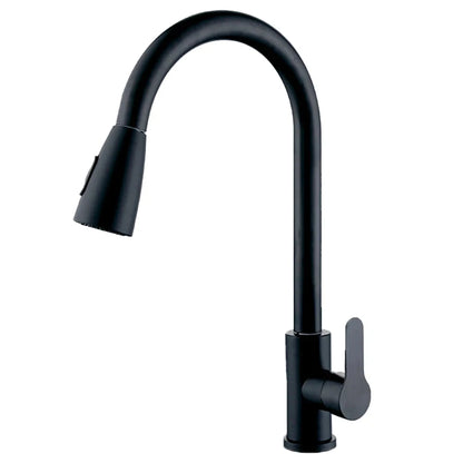 Brushed Nickel Kitchen Faucet with 360 Degree Rotation - Smarsty