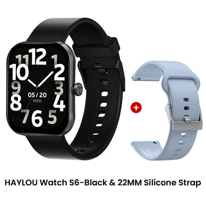 Haylou S6 Smartwatch With HD Display And Fitness Tracking - Smarsty