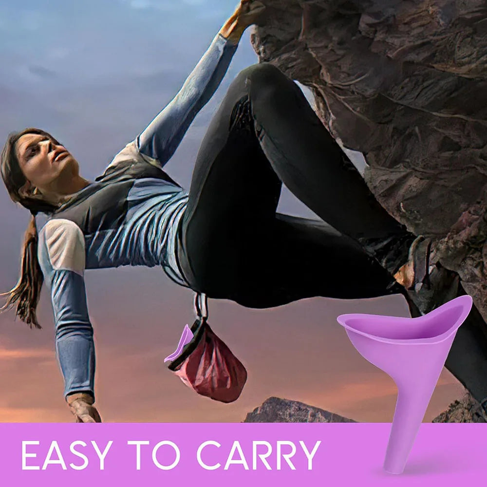 Female Urinal for Women Portable Urination Device Pee Funnel With Packaging Box for Travel Camping Hiking and Outdoor Activities