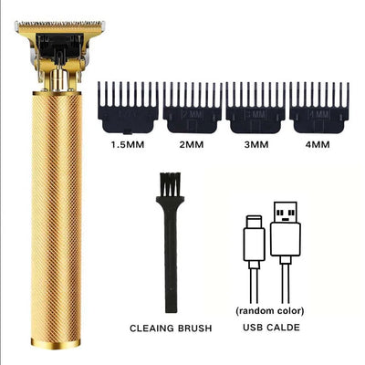 Professional Hair Clipper and Trimmer Set Men Electric Razor Shavers Beard Trimmer Rechargeable Barber Clippers Haircut Kit - Smarsty