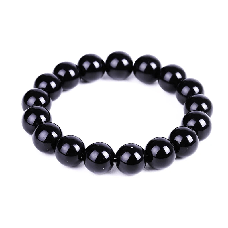 Black Obsidian Bracelet for Blood Circulation and Weight Loss - Smarsty