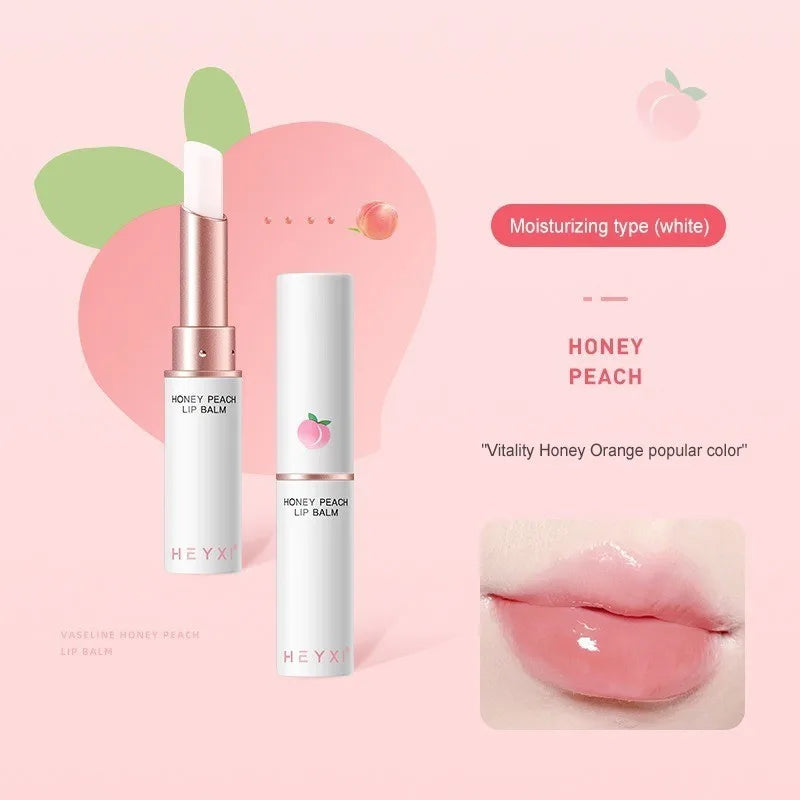 Heyxi Peach Lip Balm Long Lasting Moisturizing Formula - Smarsty