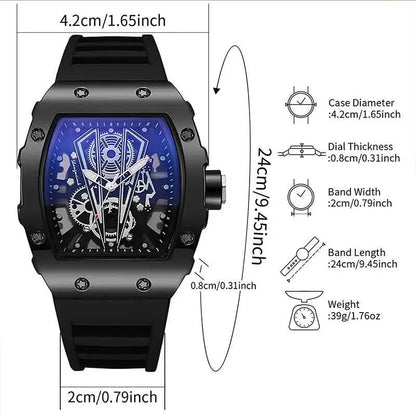 Luxury Large Dial Quartz Watch for Men - Smarsty