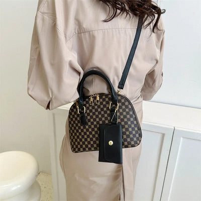Lux Plaid Crossbody Bag For Women With Compact Mini Purse - Smarsty