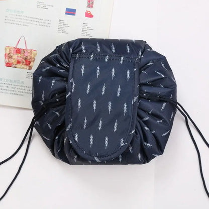 Women Drawstring Cosmetic Bag Travel Storage Makeup Bag Organizer Female Make Up Pouch Portable Waterproof Toiletry Beauty Case - Smarsty