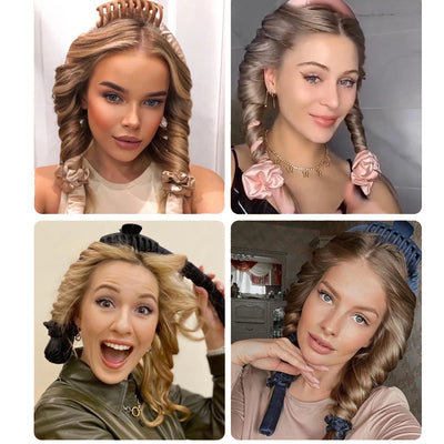 Heatless Curling Rod Headband For Soft Shiny Easy Curls - Smarsty