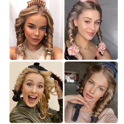 Heatless Curling Rod Headband For Soft Shiny Easy Curls - Smarsty