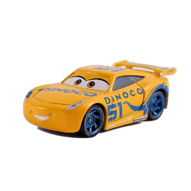 Disney Pixar Cars And Trucks Toy Set The King Cruz Lightning Mcqueen Mike Uncle 1/43 Diecast Model Trucks Toys Gift For Kids by Smarsty