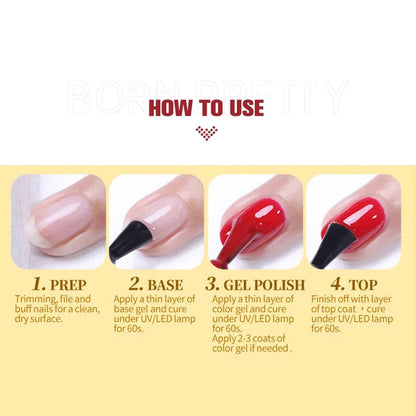 Clear Building Nail Gel Base Coat for Stronger Extensions - Smarsty