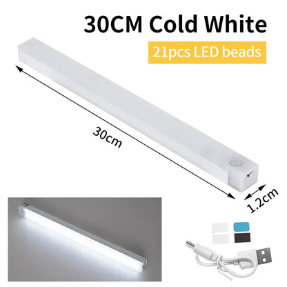 Rechargeable Motion Sensor LED Night Light for Cabinets - Smarsty