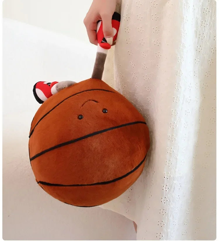 cm football doll, basketball plush toy, creative football doll, pillow, pet ball, dog and cat interactive toy - Smarsty