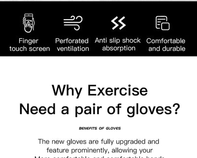 Breathable Cycling Gloves Anti Shock MTB Gloves - Smarsty