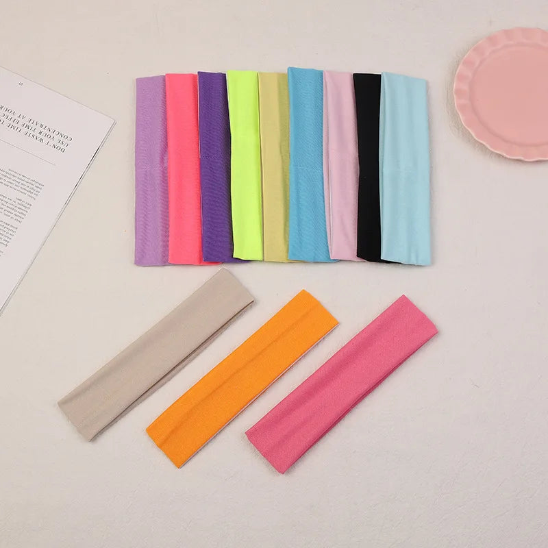 Stretchy Sports Yoga Headband Comfortable Breathable Cotton - Smarsty