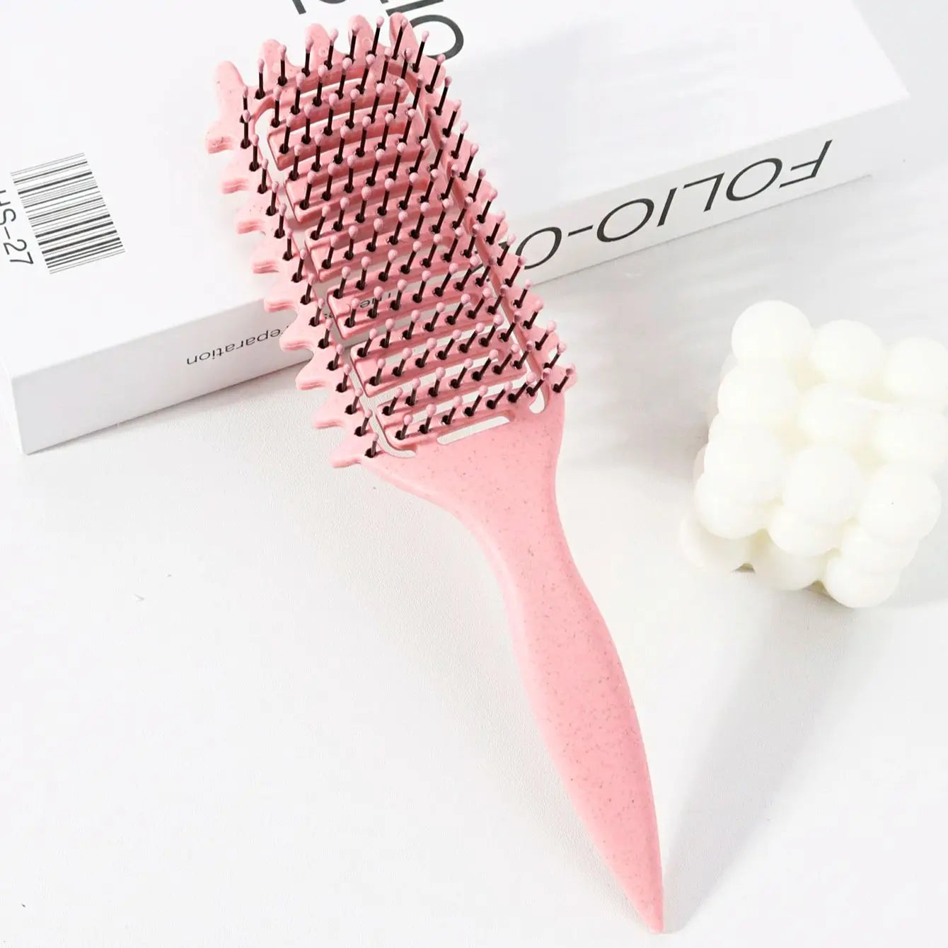 Curly Hair Styling Brush with Nylon Bristles - Smarsty