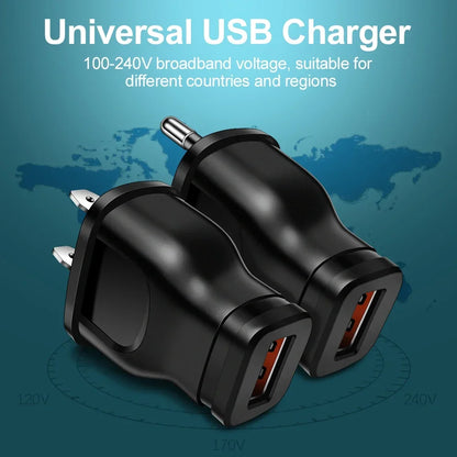 Compact Universal USB Wall Charger 5V 1A Power Adapter - Smarsty
