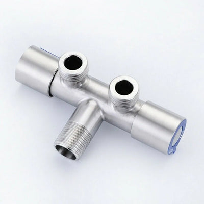 Double Handle Stainless Steel Cold Water Faucet - Smarsty