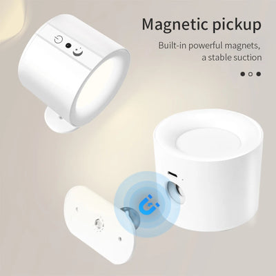 LED Wall Sconces with Touch Control and 360 Rotation - Smarsty