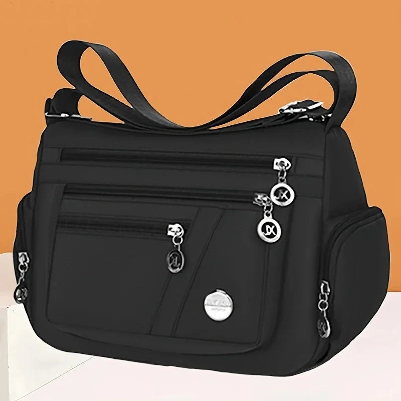 Unisex Nylon Crossbody Bag With Durable Oxford Cloth - Smarsty