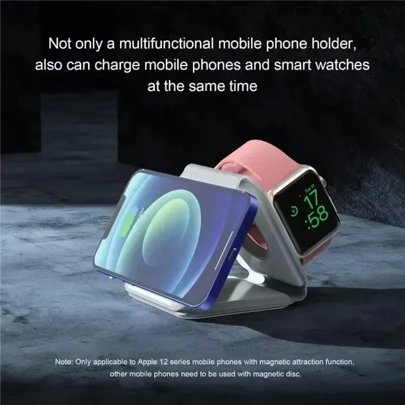 3 In 1 Wireless Charger Dock For iPhone And Smartwatch - Smarsty