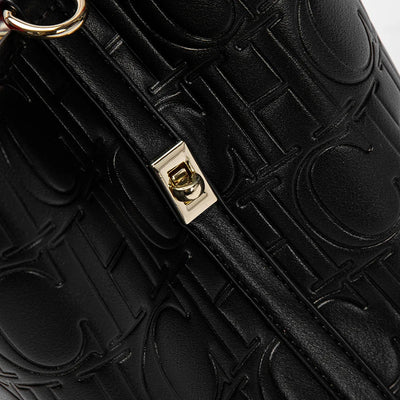 Women Tote Bag Steel Embossed Handheld Casual Purse - Smarsty