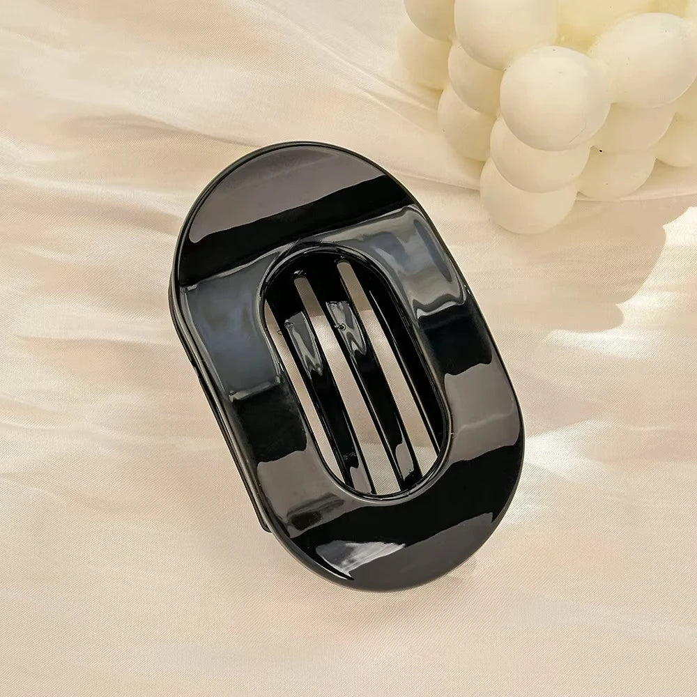 Fashion Leopard Oval Hair Claw Clip for Women - Smarsty