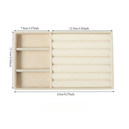 Velvet Jewelry Display Tray for Organized Storage - Smarsty