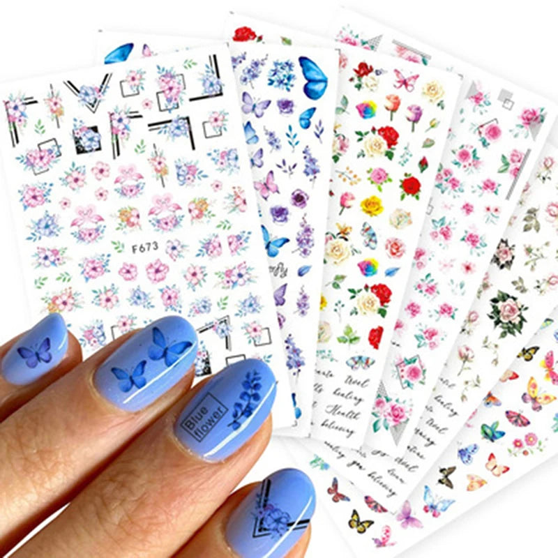 Luxury 3D Butterfly Nail Stickers for Stunning Art - Smarsty