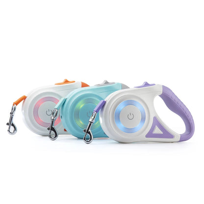 5M Automatic Retractable Dog Leash with LED Flashlight - Smarsty